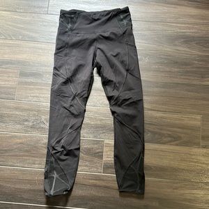 Lululemon Black Goal Crusher Crop Leggings Sz. 6